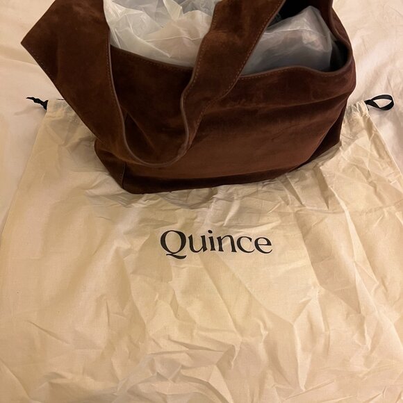 Italian Suede Slouchy Shoulder Bag - Picture 5 of 5